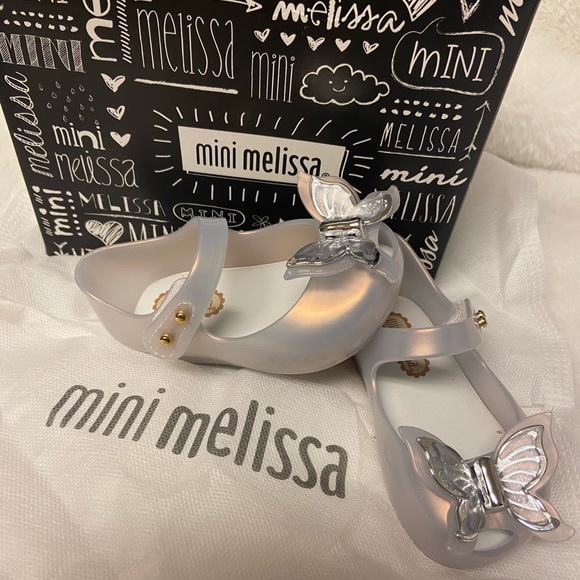 Mini Melissa Other - New! Mini Melissa UltraGirl Butterfly Mary Jane fly BB size 5c